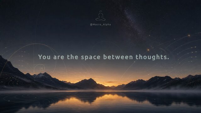 Zen Music cover for You are the space between thoughts.