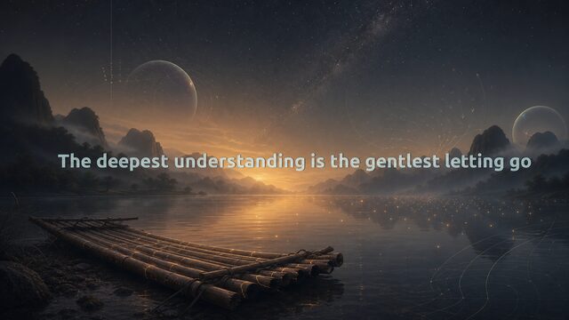 Zen Music cover for The deepest understanding is the gentlest letting go