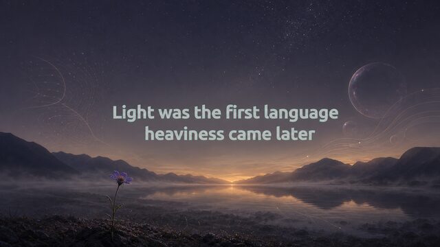 Zen Music cover for Light was the first language heaviness came later