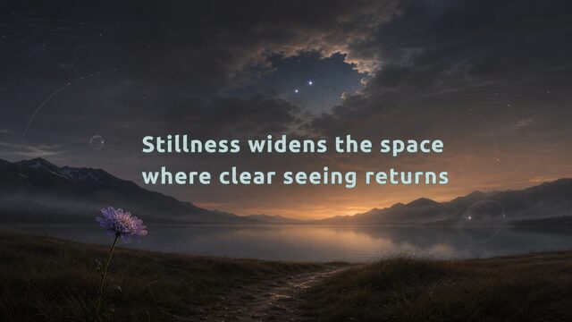 Zen Music cover for Stillness widens the space where clear seeing returns