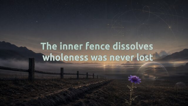 Zen Music cover for The inner fence dissolves wholeness was never lost