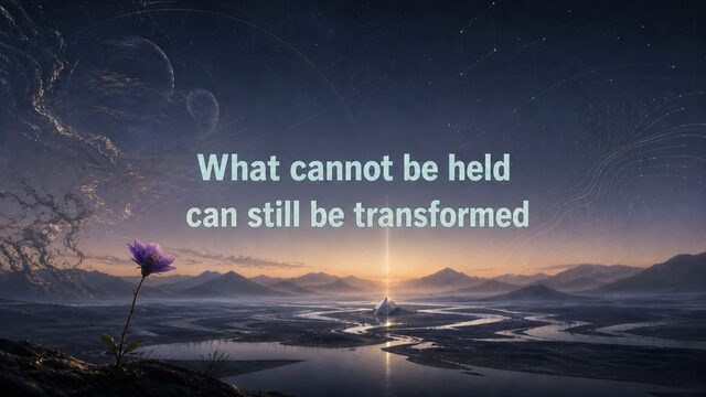 Zen Music cover for What cannot be held can still be transformed