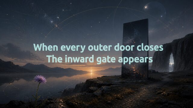 Zen Music cover for When every outer door closes The inward gate appears