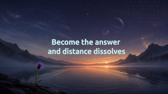 Zen Music cover for Become the answer and distance dissolves