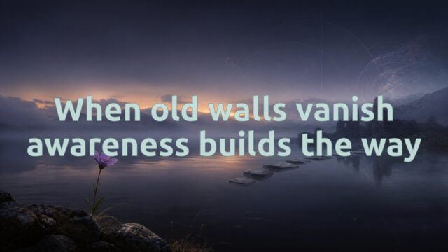 Zen Music cover for When old walls vanish awareness builds the way