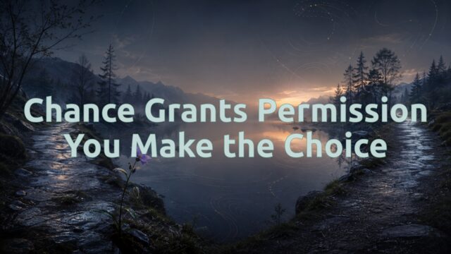 Zen Music cover for Chance Grants Permission You Make the Choice