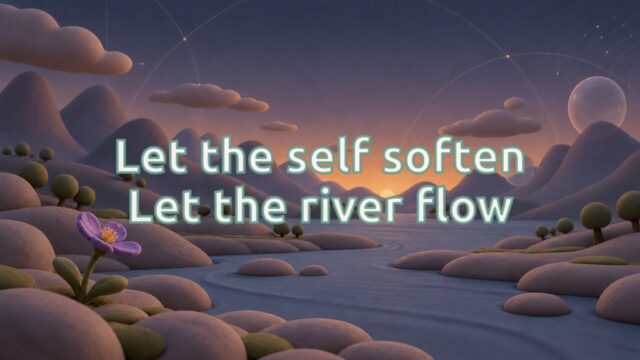 Zen Music cover for Let the self soften Let the river flow