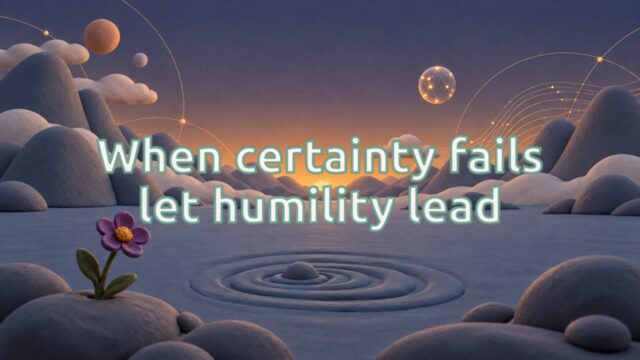 Zen Music cover for When certainty fails let humility lead