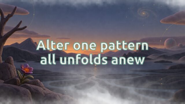 Zen Music cover for Alter one pattern all unfolds anew
