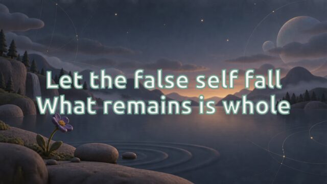 Zen Music cover for Let the false self fall What remains is whole