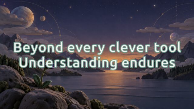Zen Music cover for Beyond every clever tool Understanding endures